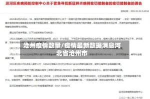 沧州疫情数量/疫情最新数据消息河北省沧州市