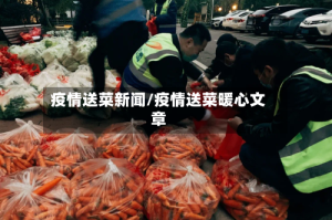 疫情送菜新闻/疫情送菜暖心文章
