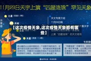 【这次疫情天象,这次疫情天象都有哪些】