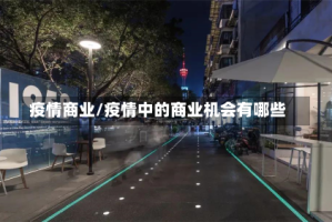 疫情商业/疫情中的商业机会有哪些