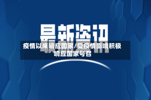 疫情以来响应国家/受疫情影响积极响应国家号召