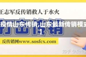 【疫情山东传销,山东最新传销模式】