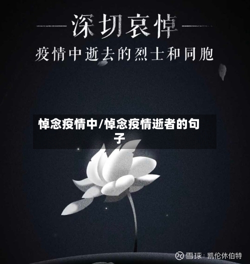 悼念疫情中/悼念疫情逝者的句子-第1张图片