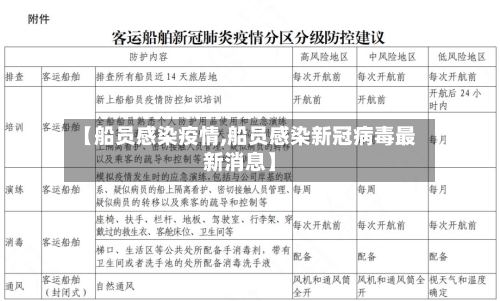 【船员感染疫情,船员感染新冠病毒最新消息】-第2张图片