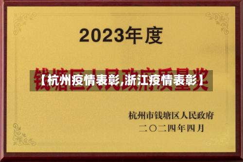 【杭州疫情表彰,浙江疫情表彰】-第1张图片