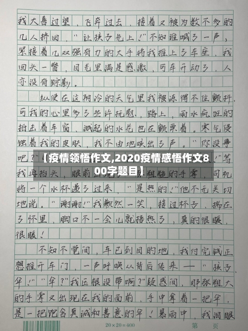 【疫情领悟作文,2020疫情感悟作文800字题目】-第2张图片