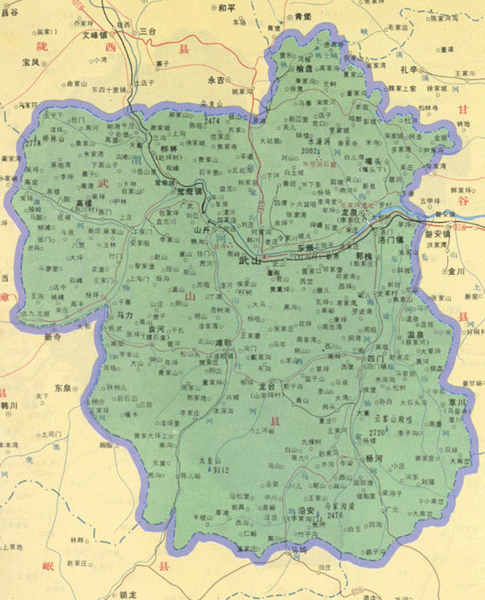 定西漳县疫情(定西市漳县地图)-第3张图片