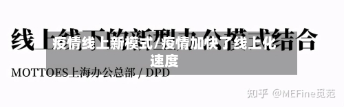 疫情线上新模式/疫情加快了线上化速度-第1张图片