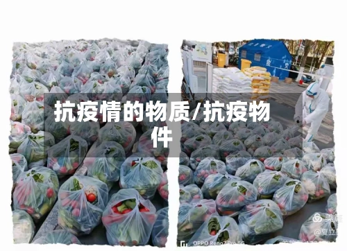 抗疫情的物质/抗疫物件-第1张图片