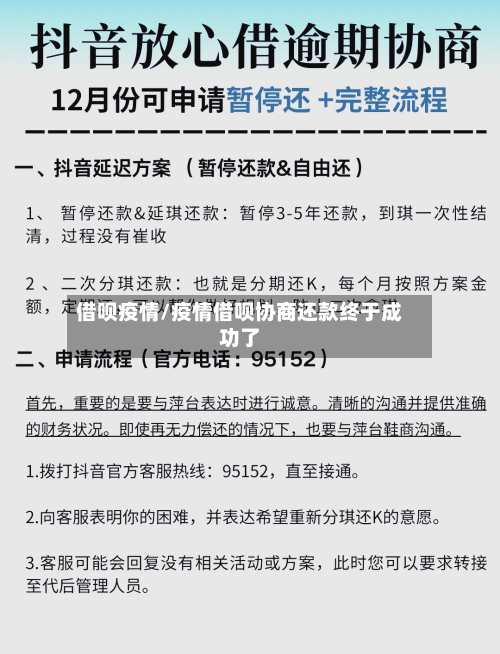 借呗疫情/疫情借呗协商还款终于成功了-第1张图片