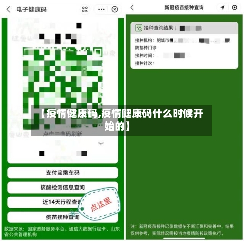 【疫情健康码,疫情健康码什么时候开始的】-第1张图片